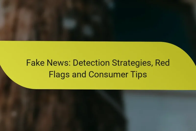 Fake News: Detection Strategies, Red Flags and Consumer Tips